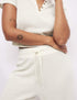 Marks & Spencer "Cropped Cotton Blend Waffle Henley Pyjama Set"